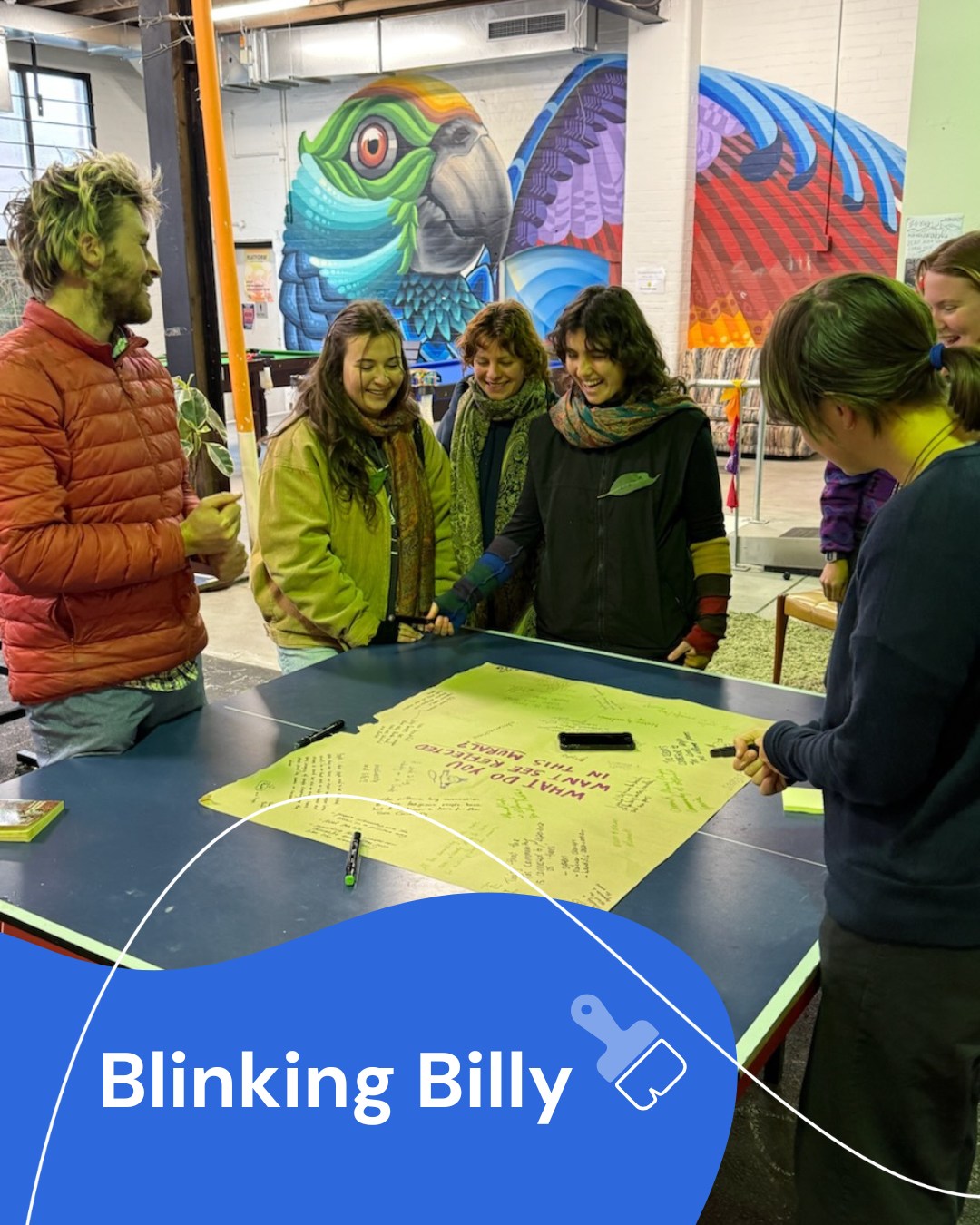 Blinking Billy kick off
