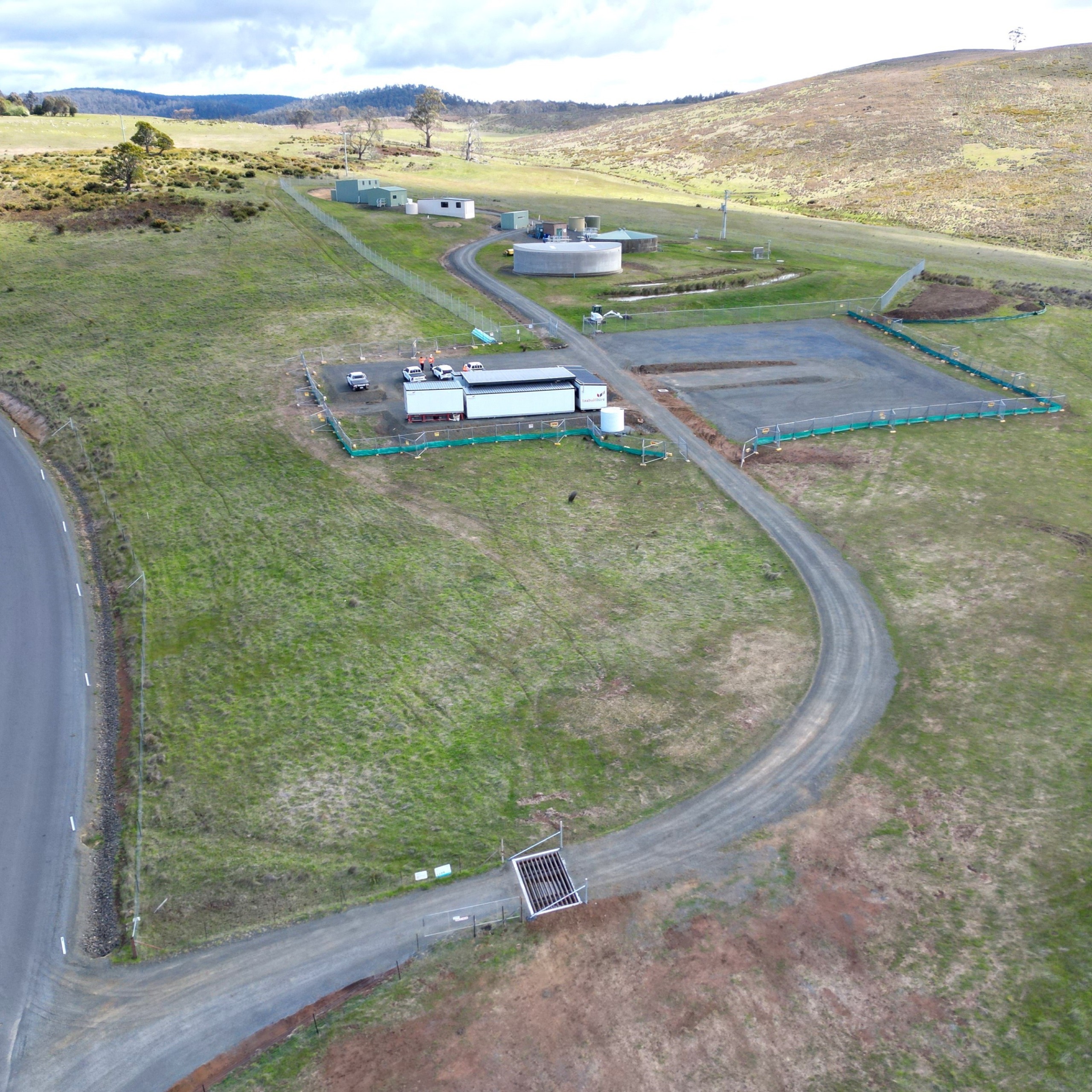 Oatlands WTP - access road and site establishment works