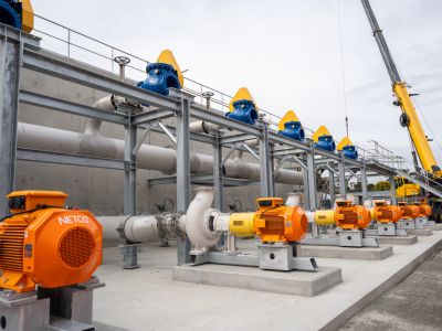 New pumps and valves at Selfs Point February 2026