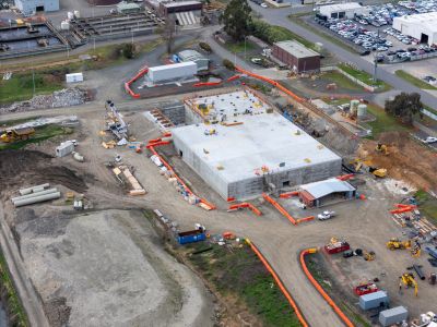 Ti Tree Bend construction site 