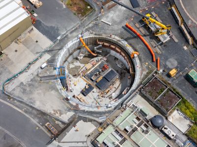 New holding tank at Macquarie Point 
