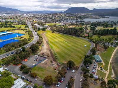 New pipeline at Cornelain Bay.