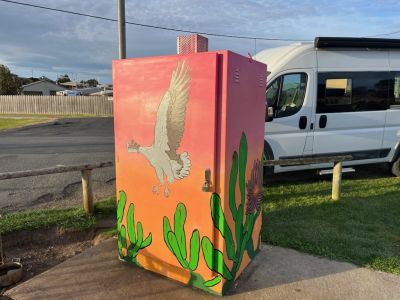 ​​East Coast Art - Swansea Duck Park - Eagle by Mel Fidler