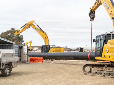 New pipeline installation 