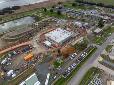 Ti Tree Bend construction site 